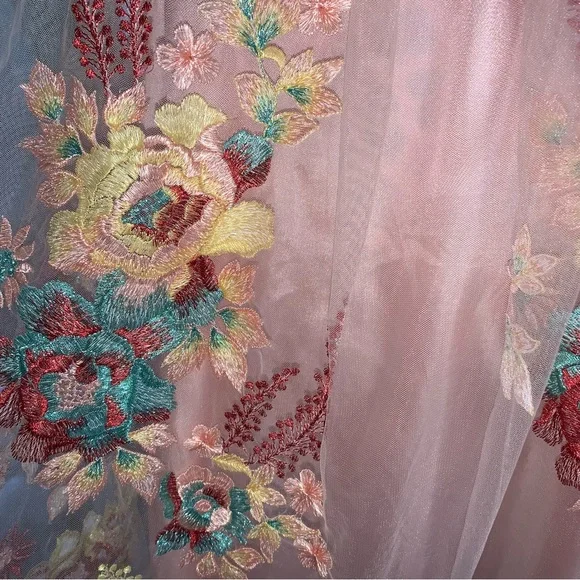 Gianni Bini Laura Floral off the shoulder Dress A25004 - Picture 9 of 14